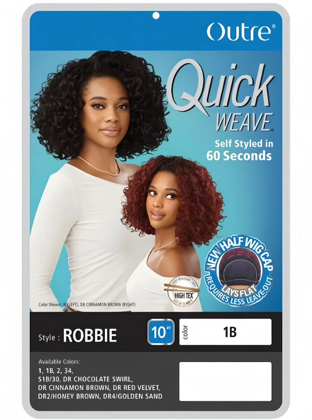 Demi-perruque à tissage rapide Outre - ROBBIE