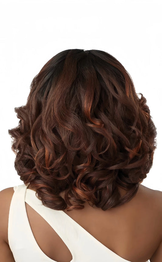 Demi-perruque synthétique à tissage rapide de qualité supérieure Outre - LUCETTE