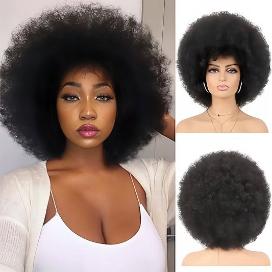 Perruque Afro 4C hair synthétique 16 pouces