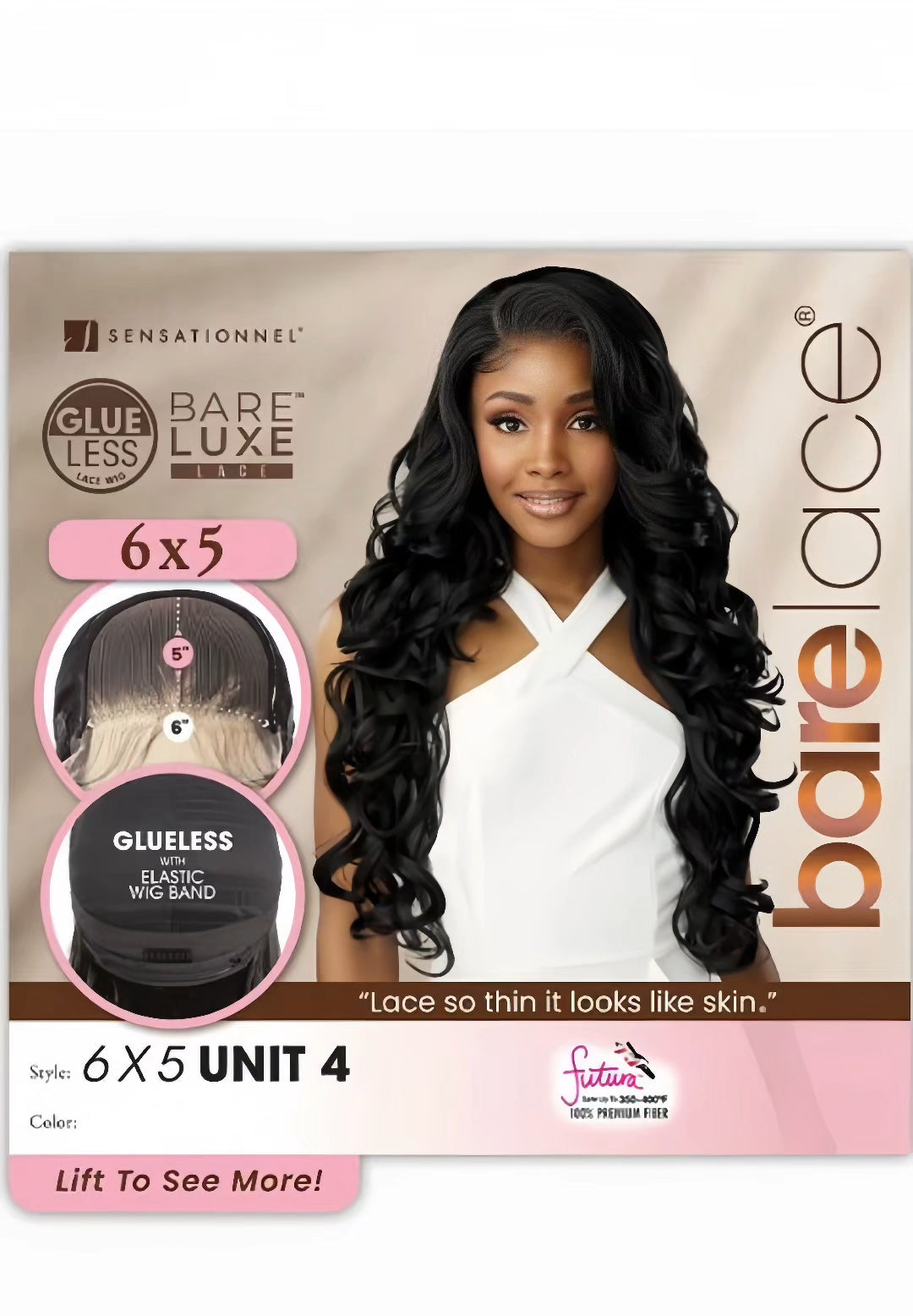 Perruque en dentelle sans colle Sensationnel Bare Lace 6x5 - UNITÉ 4