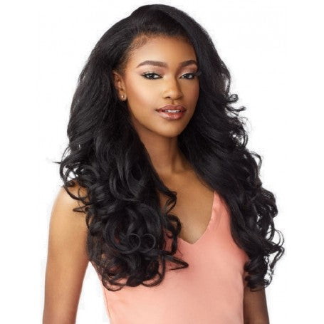 Demi-Perruque Leïla – 26" – Fibre Premium Bouclée